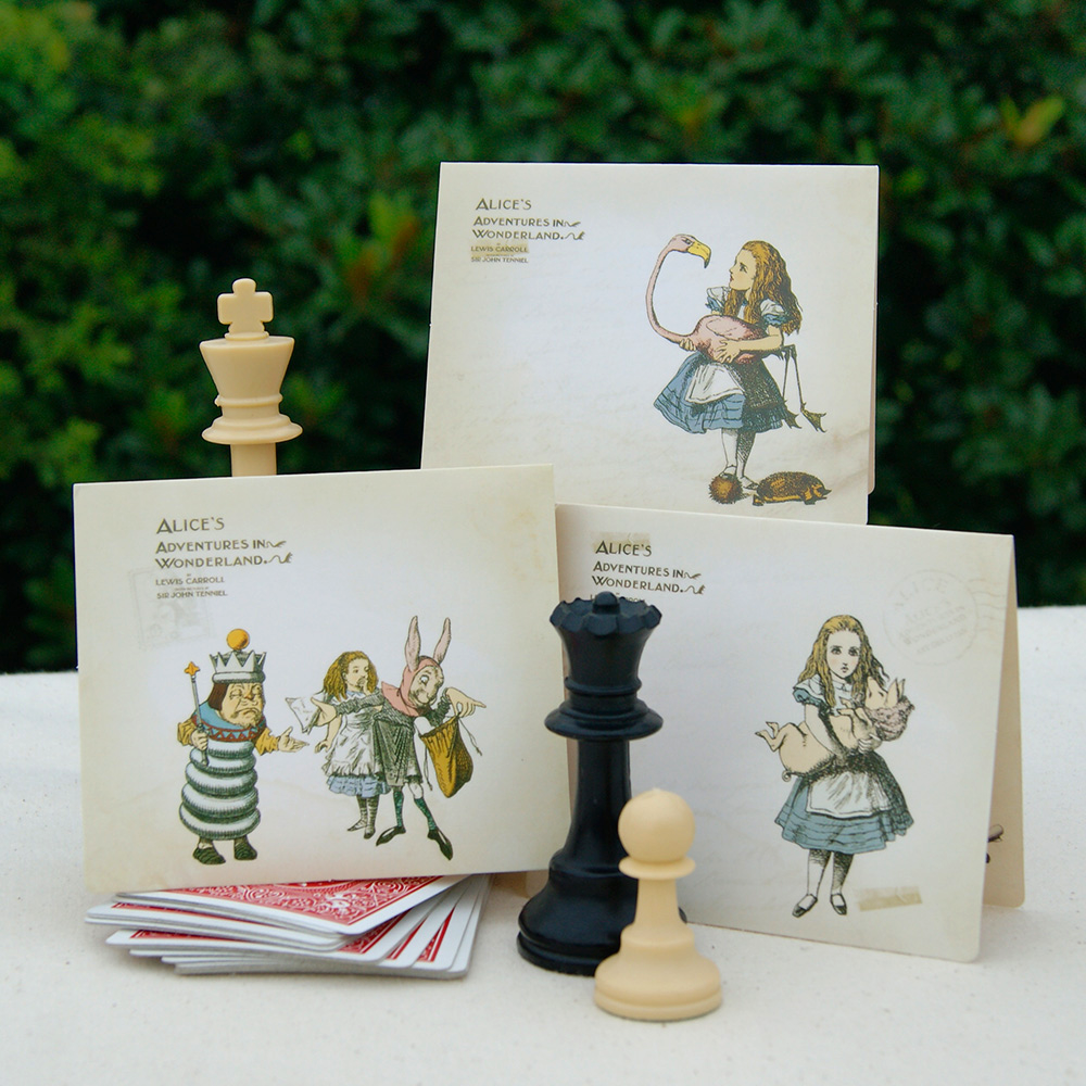 Alice in Wonderland stationery